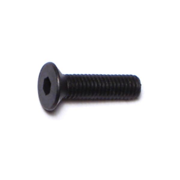 Midwest Fastener M10-1.50 Socket Head Cap Screw, Flat, Black Oxide Steel, 12 mm Length, 10 PK 76004 - main